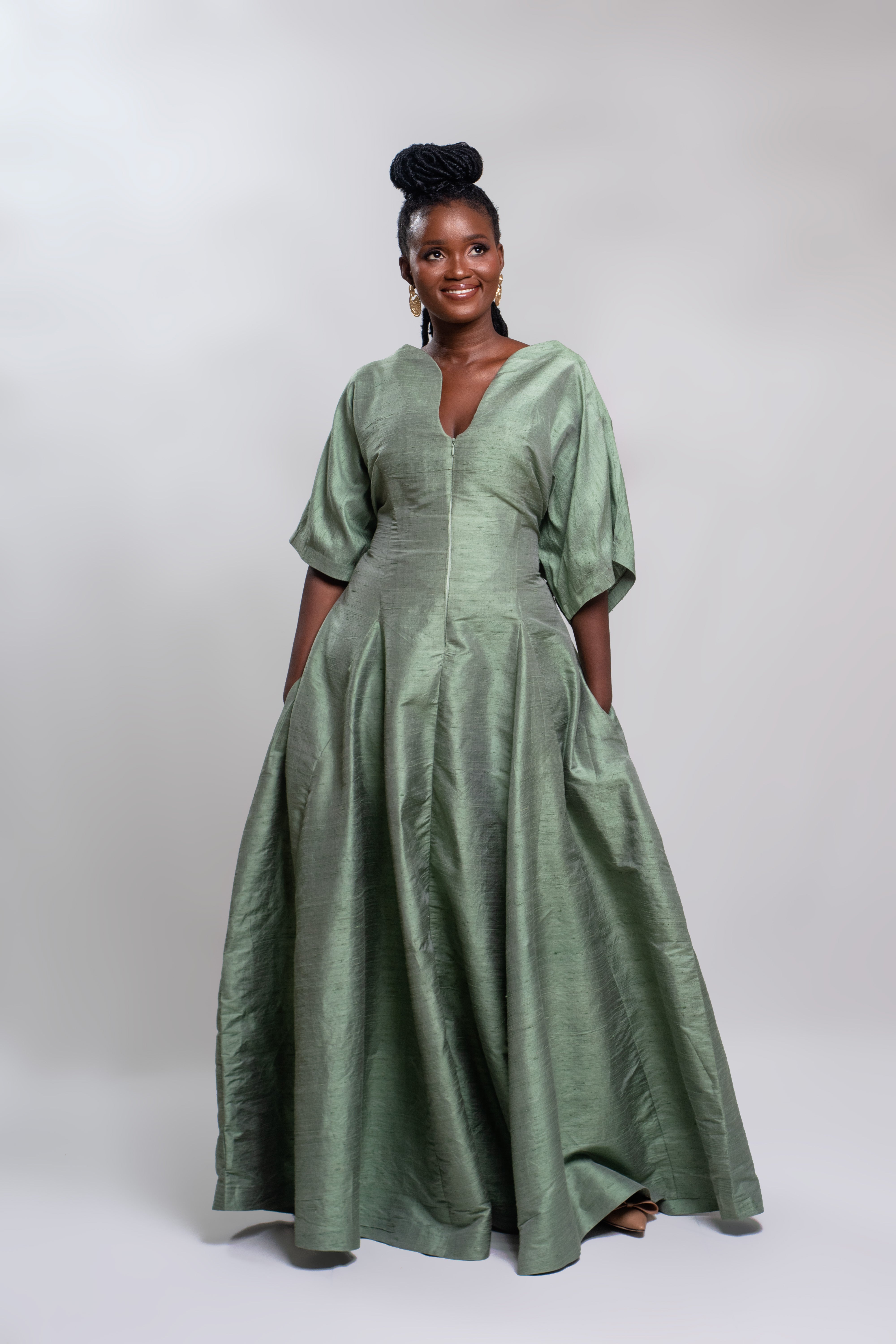 Abundance Dress made to measure / custom - contact us after purchase / Green Abundance Dress made to measure / custom - contact us after purchase / Green